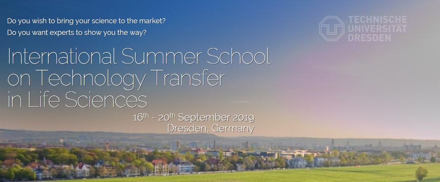 advert of International Summer School on Technology Transfer in Life Sciences